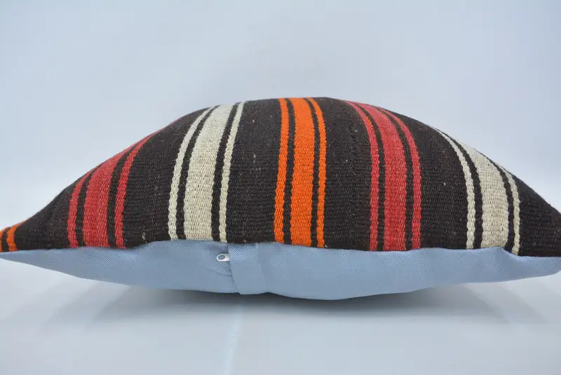 Interior Designer Pillow, 22x22 Brown Cushion Case, Cushion Cover, Garden Pillow Case, Kilim Pillow Cover, Boho Pillow Sham Cover - 5