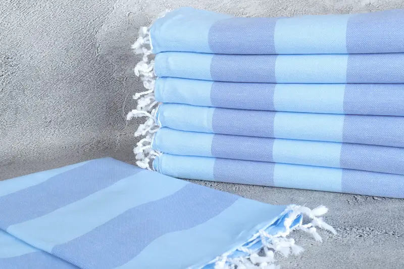 Beach Towel Gift, Summer Towel, Maid Of Honor Gift, Custom Towel, 70x40 Cotton Striped Towel, Eco-Friendly Turkish Towel, Lightweight Turkish towel - 2