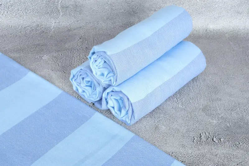 Beach Towel Gift, Summer Towel, Maid Of Honor Gift, Custom Towel, 70x40 Cotton Striped Towel, Eco-Friendly Turkish Towel, Lightweight Turkish towel - 8