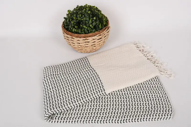 Bridal Shower Gifts, Custom Beach Towels, 76x40 Cotton Diamond Towel, Absorbent Turkish towel, Large Turkish Towel, Bachelor Gifts, Holiday Towel - 4