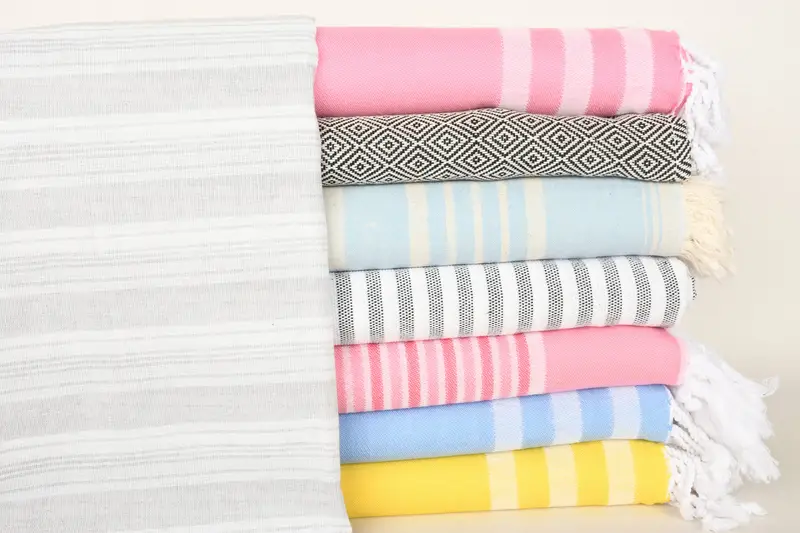 70x40 Cotton Set of 8 Towel, Thin towel, Turkish towel, Bachelorette Party Items, Christmas Gift, Wedding Gifts Towel, Bridemaids Beach Towel - 1