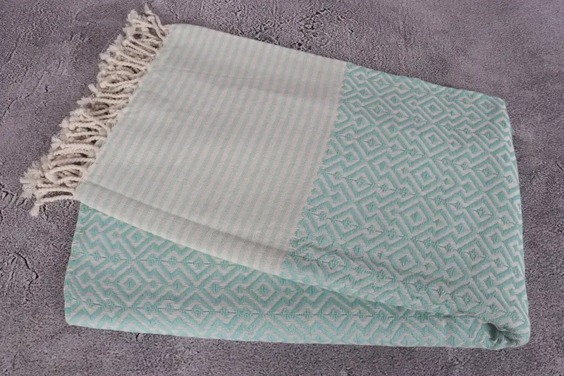 Wedding For Favor, Large Turkish Towel, Gift For Him, Cancun Bachelorette Party Gift Ideas, 76x38 Cotton Diamond Towel, Wedding Gifts Towel - 6