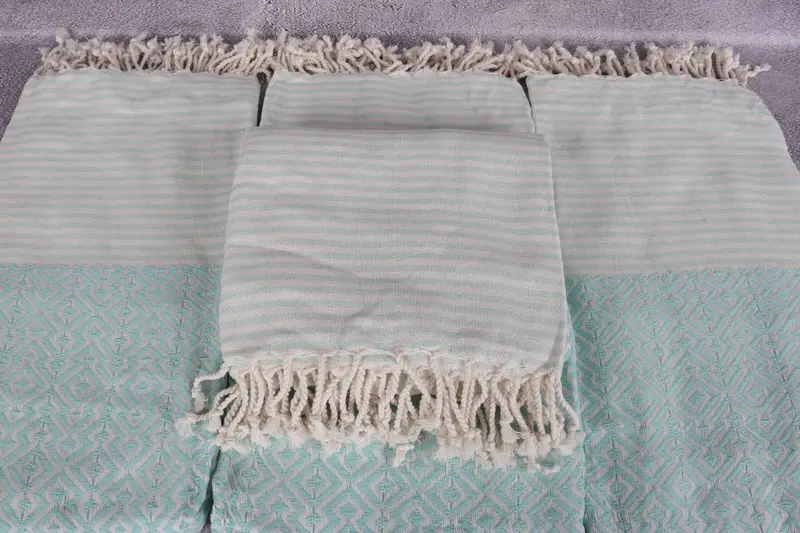 Wedding For Favor, Large Turkish Towel, Gift For Him, Cancun Bachelorette Party Gift Ideas, 76x38 Cotton Diamond Towel, Wedding Gifts Towel - 4