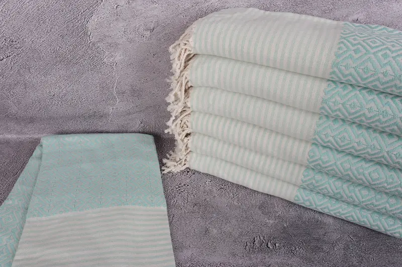 Wedding For Favor, Large Turkish Towel, Gift For Him, Cancun Bachelorette Party Gift Ideas, 76x38 Cotton Diamond Towel, Wedding Gifts Towel - 2