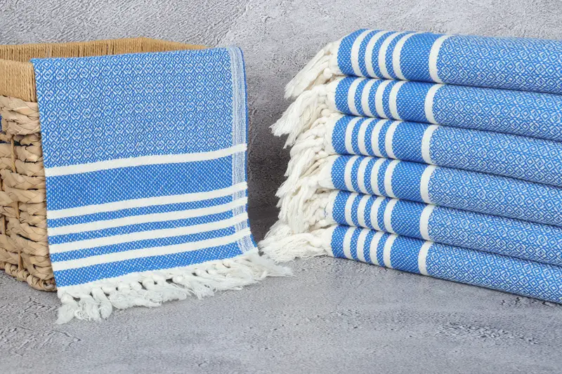 Personalized Hand Towel, Housewarming Gift, Summer Gift, 32x16 Cotton Diamond Towel, Spa Gift, Kitchen Towel, Wedding Hand Made Gift, Wedding Favors - 3
