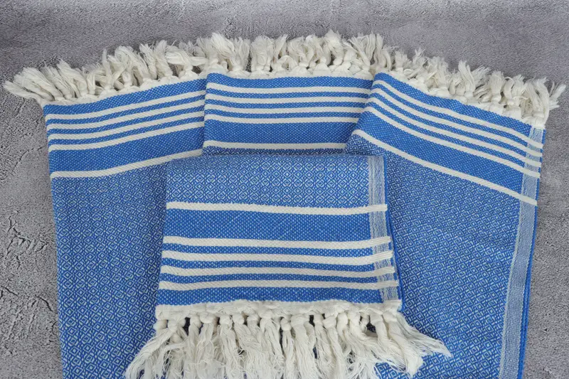 Personalized Hand Towel, Housewarming Gift, Summer Gift, 32x16 Cotton Diamond Towel, Spa Gift, Kitchen Towel, Wedding Hand Made Gift, Wedding Favors - 4