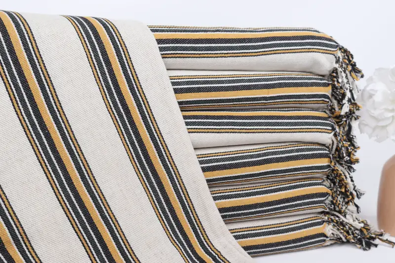 Peshtemal Towel, Bachelor Party Favors, 70x38 Cotton Striped Towel, Bridesmaid Gift Towel, Personalized Turkish Beach Towel, Quick-dry peshtemal - 2