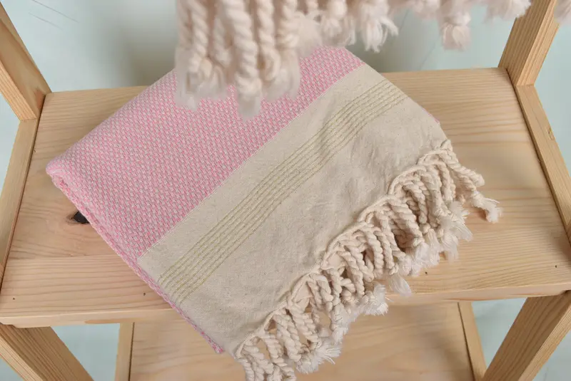Beach Size Towel, Monogrammed Beach Towel, Large Beach Towel Personalized, Wedding Gift, Peshtemal, 68x40 Cotton Striped Towel, Large Turkish Towel - 5