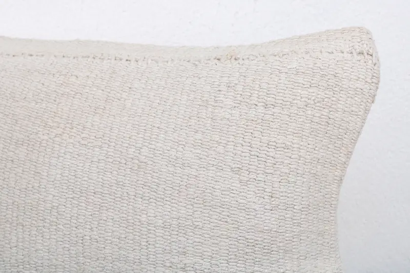 Vintage Kilim Throw Pillow, Vintage Pillow Case, Pillow for Sofa, 12x20 White Pillow, Decorative Cushion Cover, Cushion, Turkish Kilim Pillow - 5