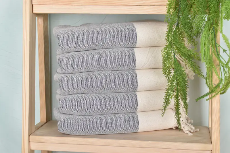 Organic towel, Handwoven Turkish Towel, Turkish Beach Towel Bulk, Peshtemal Towel, 64x40 Cotton Flat Towel, Wedding Gift Ideas, Best Beach Towel - 2
