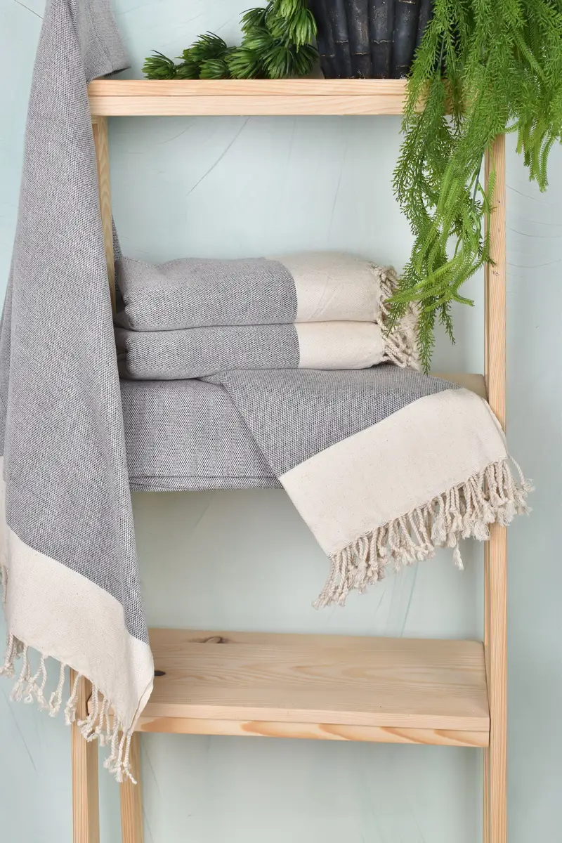 Organic towel, Handwoven Turkish Towel, Turkish Beach Towel Bulk, Peshtemal Towel, 64x40 Cotton Flat Towel, Wedding Gift Ideas, Best Beach Towel - 6