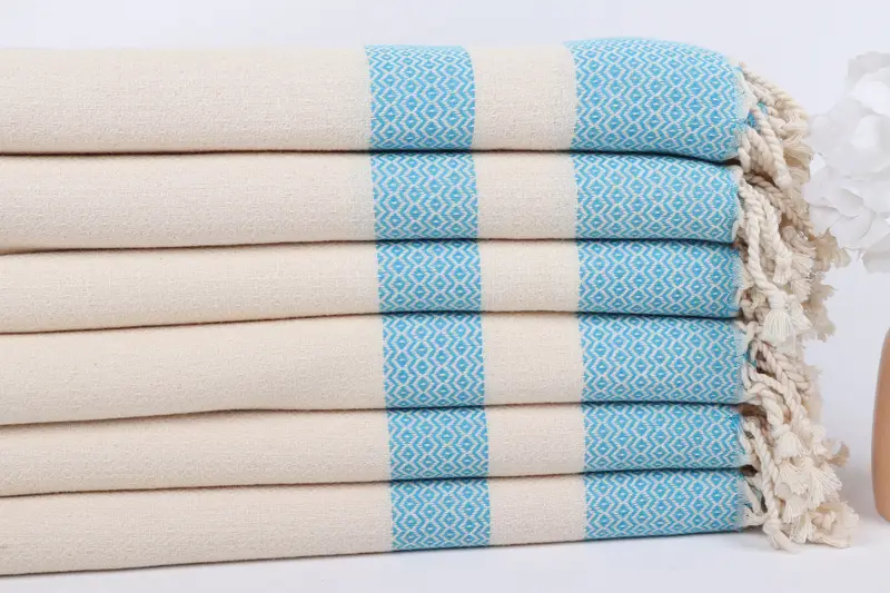 70x40 Cotton Geometric Towel, Bachelorette Party Favors, Turkish Towel Set, Summer Gift, Summer Gift Ideas, Handmade Gift, Custom Gifts - 3