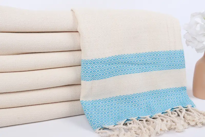 70x40 Cotton Geometric Towel, Bachelorette Party Favors, Turkish Towel Set, Summer Gift, Summer Gift Ideas, Handmade Gift, Custom Gifts - 2