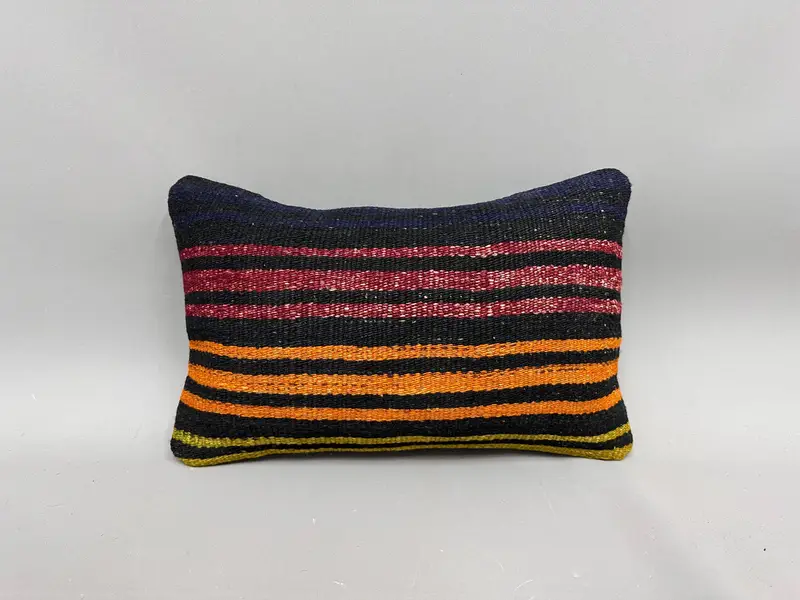 Interior Designer Pillow, Pillow Sham, Christmas Cushion, Turkish Kilim Pillow, Retro Throw Pillow Sham, 12x20 Red Pillow, Pillow for Sofa - 4