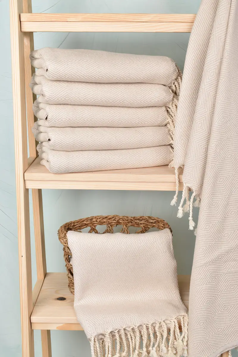 Custom Beach Towel, Personalized Wedding Gift, Custom Turkish Towel, Bachelorette Party Gifts, 74x40 Cotton Diamond Towel, Home Decor Towel - 3