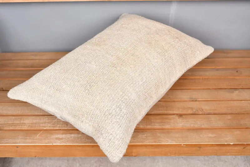16x24 Beige Pillow Case, Christmas Pillow Sham, Boho Pillow, Vintage Kilim Pillow, Southwestern Pillow Case, Pillow Case, Vintage Kilim Throw Pillow - 2
