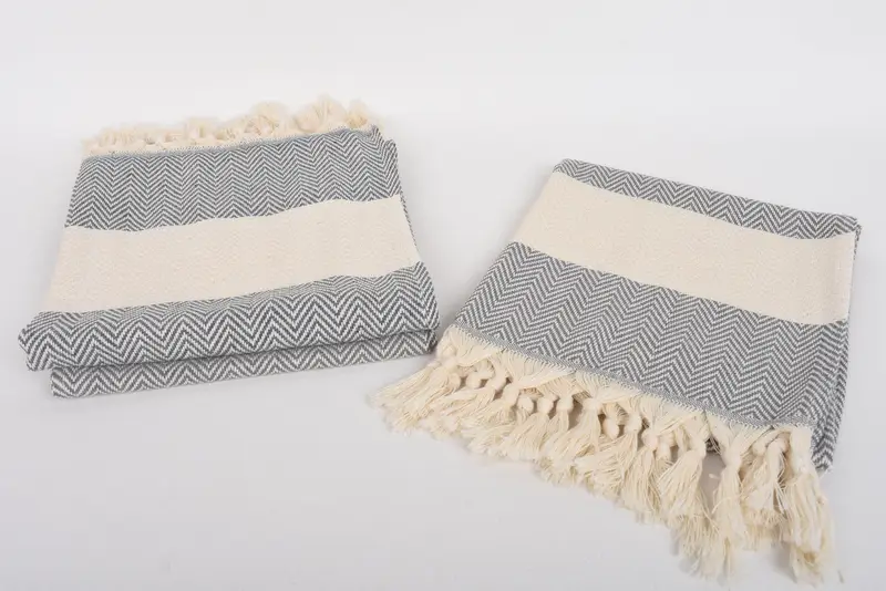 Kitchen Towel, Gym Towel, Small Bath Towels, Best Friend Gift, 36x18 Cotton Herringbone Towel, Housewarming Gift, Custom Hand Towel, Valentines Gift - 7