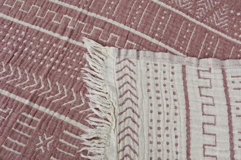 Bachelorette Party Gifts, Housewarming Gift, Boho Throw Blankets, 92x80 Cotton Ethnic Design Towel, Custom Blanket, Turkish Bedcover - 8