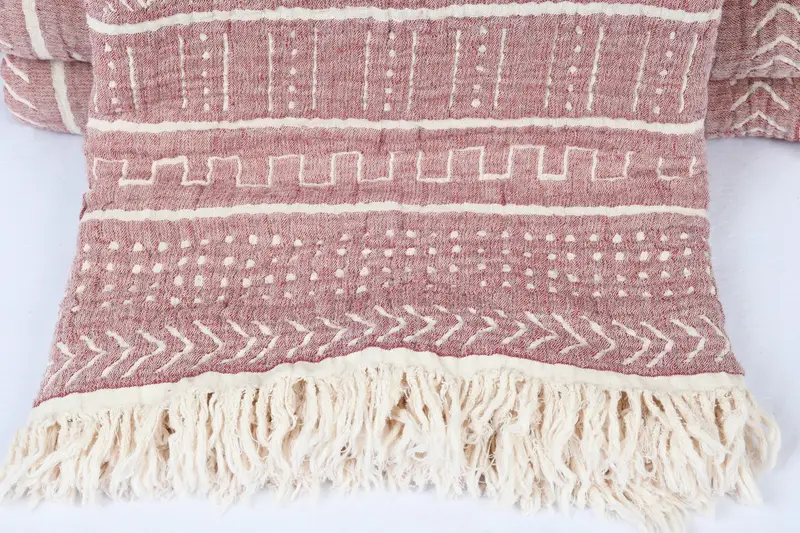 Bachelorette Party Gifts, Housewarming Gift, Boho Throw Blankets, 92x80 Cotton Ethnic Design Towel, Custom Blanket, Turkish Bedcover - 1