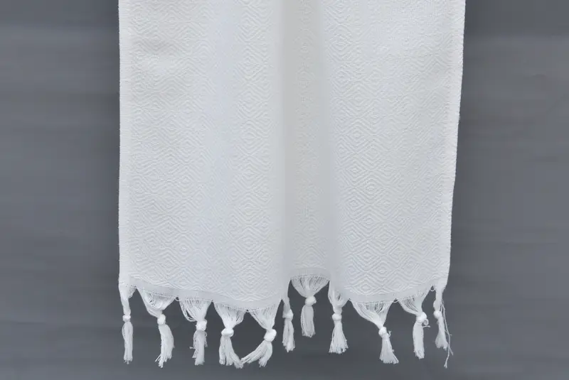 Personalized Kitchen Towel, Wedding Hand Made Gift, Monogram Hand Towel, Personalized Dish Towel, 40x18 Cotton Diamond Towel, House Warming Gift - 5