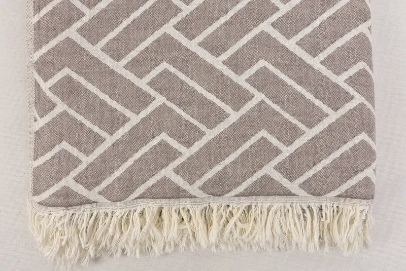Kişiselleştirilmiş Mutfak Havlusu, Kişiselleştirilmiş Yemek Havlusu, Küçük Banyo Havlusu, Doğum Günü Hediyesi, Kişiselleştirilmiş Ev Hediye Düğünü, 44x24 Pamuk Geometrik Havlu - 8