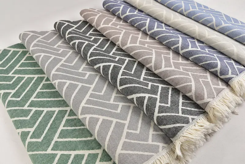 Kişiselleştirilmiş Mutfak Havlusu, Kişiselleştirilmiş Yemek Havlusu, Küçük Banyo Havlusu, Doğum Günü Hediyesi, Kişiselleştirilmiş Ev Hediye Düğünü, 44x24 Pamuk Geometrik Havlu - 6