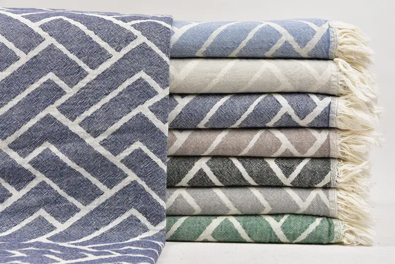 Kişiselleştirilmiş Mutfak Havlusu, Kişiselleştirilmiş Yemek Havlusu, Küçük Banyo Havlusu, Doğum Günü Hediyesi, Kişiselleştirilmiş Ev Hediye Düğünü, 44x24 Pamuk Geometrik Havlu - 1