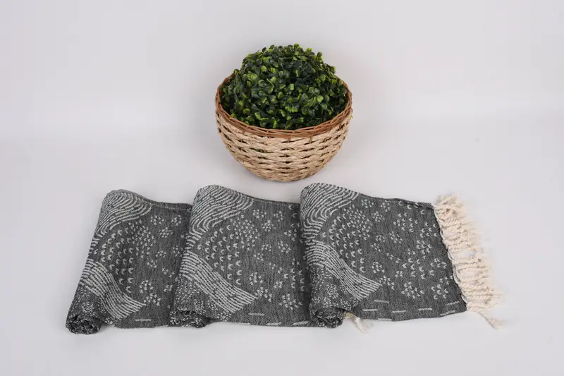 Monogramlı Türk havlu, düğün hediyeleri havlu, Türk havlu el havlu, özel el havlu, Türk çay havlu, 36x18 pamuklu dağ tasarım havlu - 8