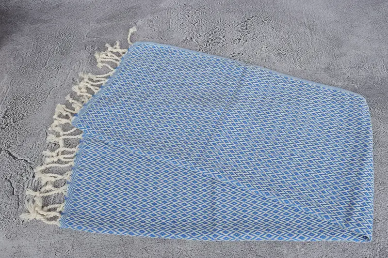 Baby Boy Gift, Personalized Gift, Beach Theme Wedding Gift, Bridesmaid Gifts, Turkish Towel Hand Towel, 40x20 Cotton Diamond Towel, Monogram Towels - 6