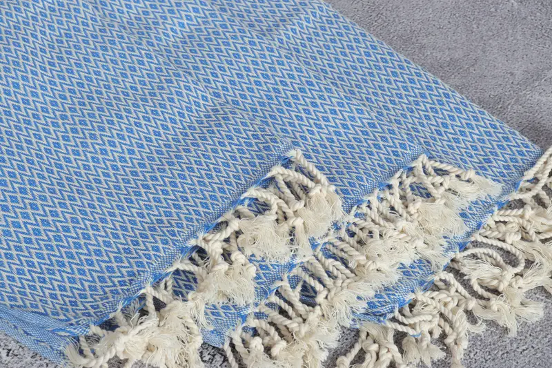 Baby Boy Gift, Personalized Gift, Beach Theme Wedding Gift, Bridesmaid Gifts, Turkish Towel Hand Towel, 40x20 Cotton Diamond Towel, Monogram Towels - 5
