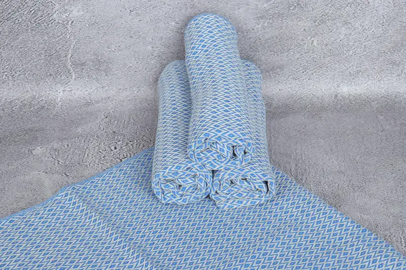 Baby Boy Gift, Personalized Gift, Beach Theme Wedding Gift, Bridesmaid Gifts, Turkish Towel Hand Towel, 40x20 Cotton Diamond Towel, Monogram Towels - 7