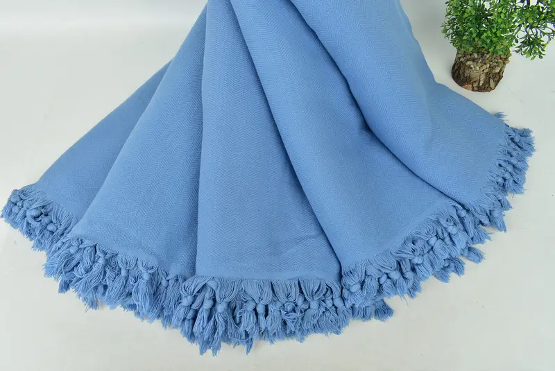 Decorative Blanket, King Size Bedspread, 88x70 Cotton Stonewashed Chevron Towel, Wedding Favors, Monogram Beach Blanket, Boho Throw Blankets - 4