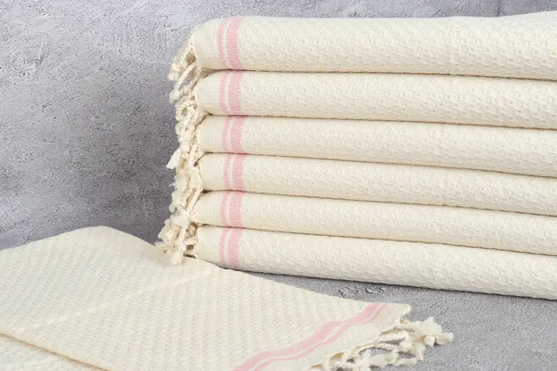 Personalized Gift, Best Friend Christmas Gift, 38x18 Cotton Striped Towel, Personalized Kitchen Towel, Bulk Order Towel, Personalized Dish Towel - 2