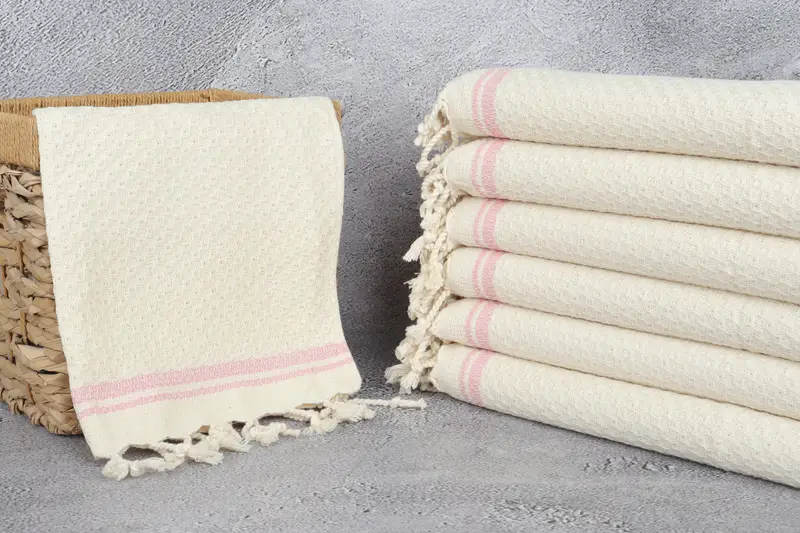 Personalized Gift, Best Friend Christmas Gift, 38x18 Cotton Striped Towel, Personalized Kitchen Towel, Bulk Order Towel, Personalized Dish Towel - 3