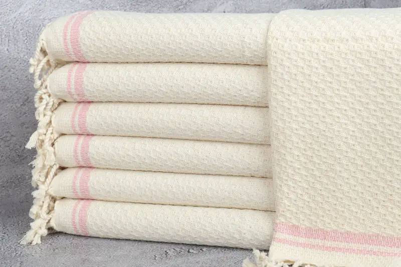 Personalized Gift, Best Friend Christmas Gift, 38x18 Cotton Striped Towel, Personalized Kitchen Towel, Bulk Order Towel, Personalized Dish Towel - 1