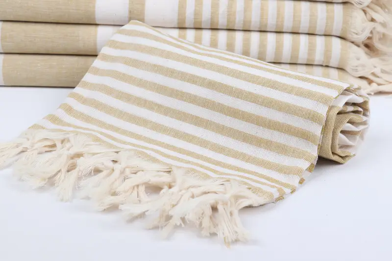 Bachelorette Party Gifts Bridesmaids, Wedding Anniversary Gift, Gift For Mom, 70x40 Cotton Striped Towel, Bridal Shower Gift, Organic towel - 4