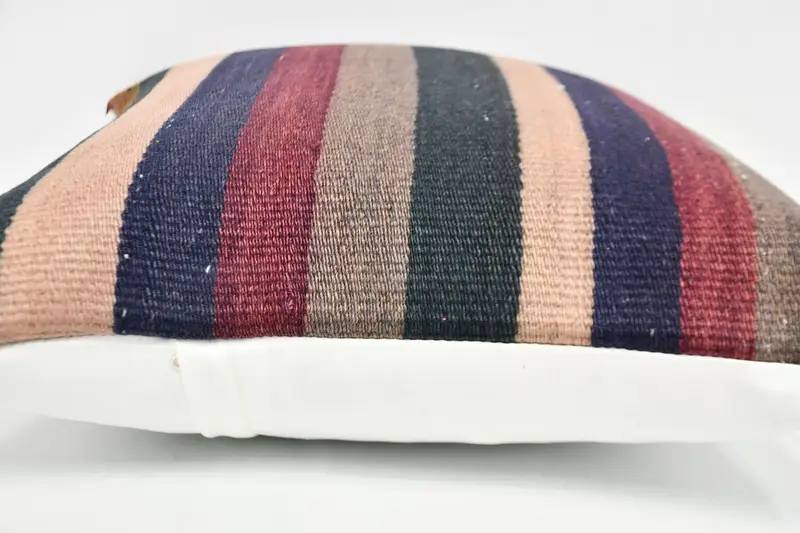 20x20 Blue Cushion Case, Morroccon Kilim Cushion Cushion Cover, Ethnical Kilim Rug Pillow, Pillow, Throw Kilim Pillow, Home Decor Pillow - 5