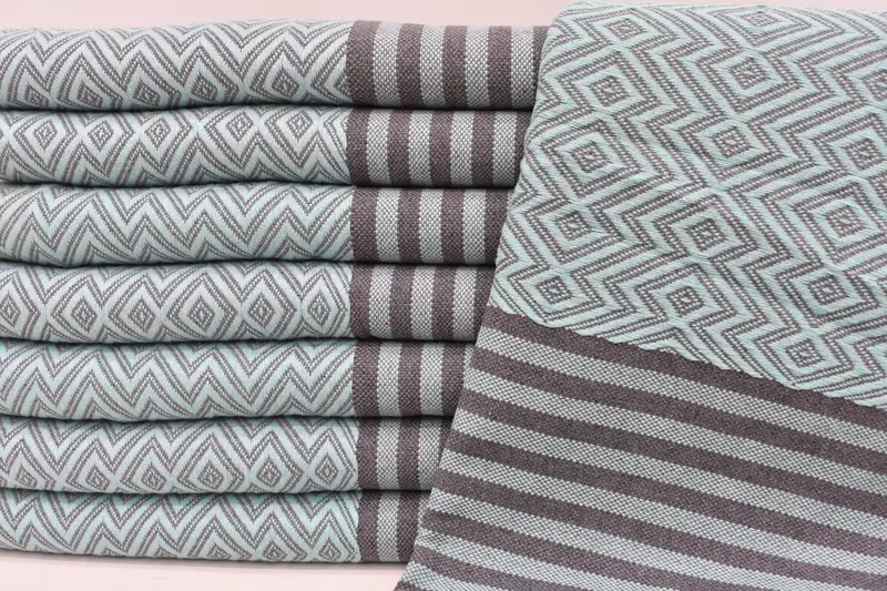Personalized Gift, 70x40 Cotton Diamond Towel, Hammam towel, Bachelorette Party Favors, Spooky Bachelorette Party Favors, Gift For Coworker - 1