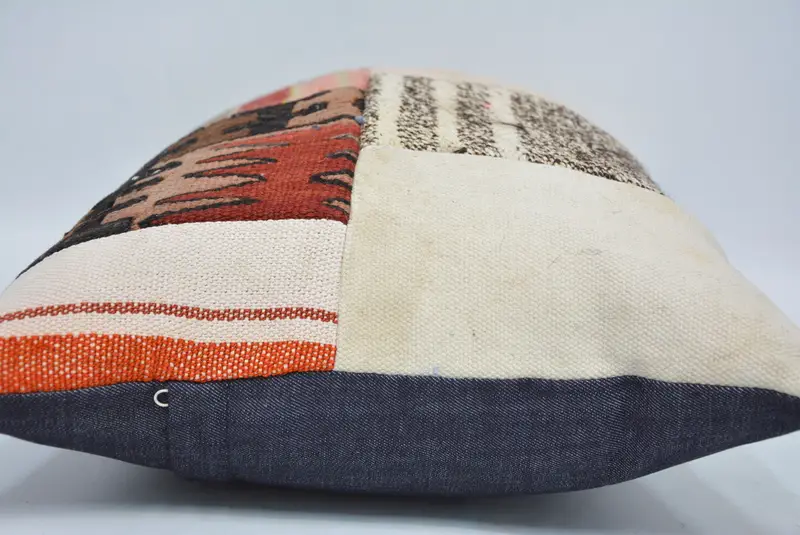 Bright Cushion Cover, Turkish Pillow, Throw Kilim Pillow, Pillow Cover, Ikat Cushion Case, 16x24 Pink Cushion, Interior Designer Pillow - 5