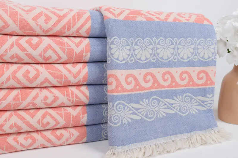 Luxury towel, 70x36 Cotton Geometric Towel, Housewarming Gift, Girls Weekend Getaways Ideas, Gift For Her, Custom Gifts, Personalized Gifts - 3