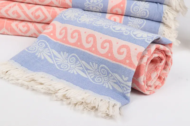 Luxury towel, 70x36 Cotton Geometric Towel, Housewarming Gift, Girls Weekend Getaways Ideas, Gift For Her, Custom Gifts, Personalized Gifts - 5