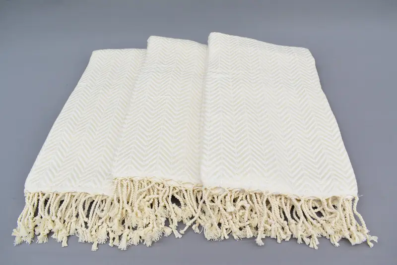 Peshtemal Towel, Custom Gift, 70x40 Cotton Zig zag Towel, Gift For Wedding Day, Holiday Towel, Travel Towel, Custom Gifts, Beach Towel Gift - 7