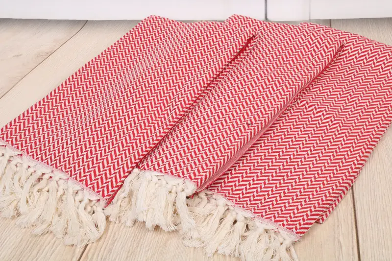 Spa Gift Towel, Soft towel, 70x40 Cotton Chevron Towel, Bachelor Bachelorette Party Favors, Bridal Shower Gift, Wedding For Favor, Holiday Towel - 6