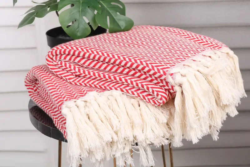 Spa Gift Towel, Soft towel, 70x40 Cotton Chevron Towel, Bachelor Bachelorette Party Favors, Bridal Shower Gift, Wedding For Favor, Holiday Towel - 3
