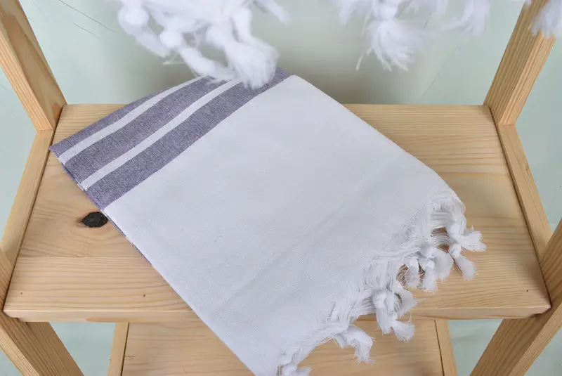 Embroidered Towel, 70x40 Cotton Striped Towel, Bachelorette Party Gift, Summer Towel, Turkish Towel Monogram, Large Turkish Towel, Wedding For Favor - 5