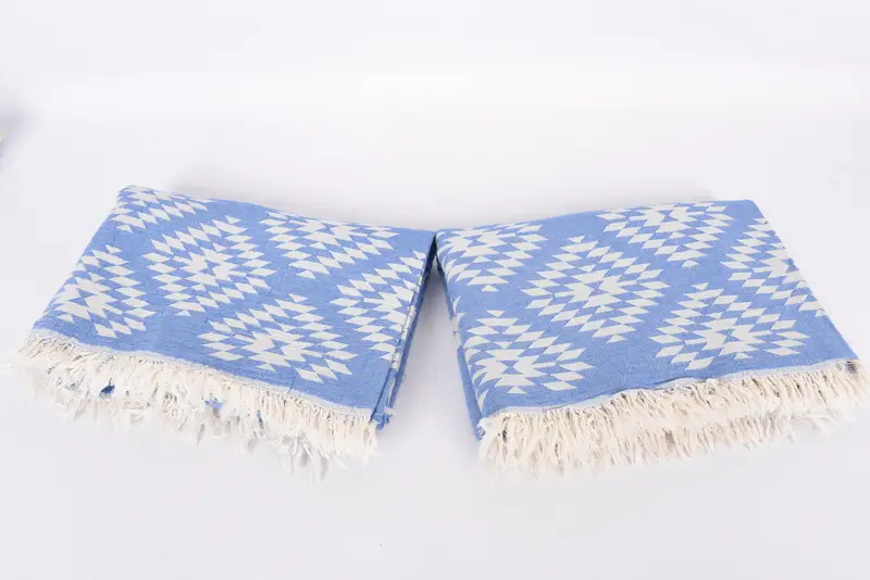 En İyi Düğün Hediyesi, Gelin Duş Hediyesi, Türk Battaniyesi, 84x56 Pamuk Kilim Tasarım Havlusu, Gelin Hediyeleri, Bekarlık Büyük Havlu, Masa Kontrolü - 7