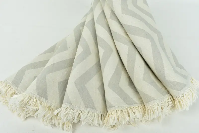 Handwoven Turkish bath towel, Personalized Towel, Peshtemal Towel, 70x40 Cotton Zigzag Design Towel, Absorbent Turkish towel, Personalize Gift - 6