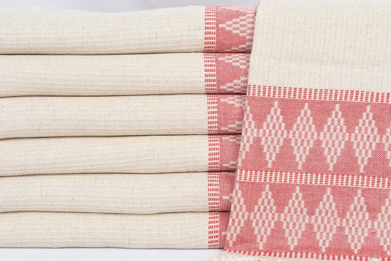 Employee Gifts, Gifts For Him, Monogram Hand Towel, Bridesmaid Gifts, Personalized Hand Towel, Best Wedding Gift, 40x20 Linen Kilim Design Towel - 2