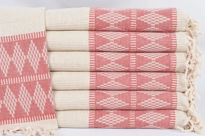 Employee Gifts, Gifts For Him, Monogram Hand Towel, Bridesmaid Gifts, Personalized Hand Towel, Best Wedding Gift, 40x20 Linen Kilim Design Towel - 1
