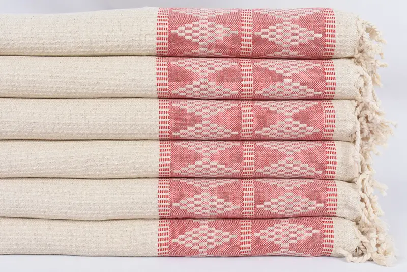 Employee Gifts, Gifts For Him, Monogram Hand Towel, Bridesmaid Gifts, Personalized Hand Towel, Best Wedding Gift, 40x20 Linen Kilim Design Towel - 3